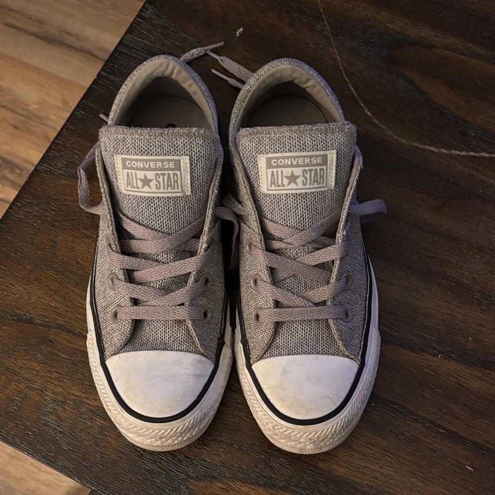 Converse All Star Womens Size 6, Gray Tweed
